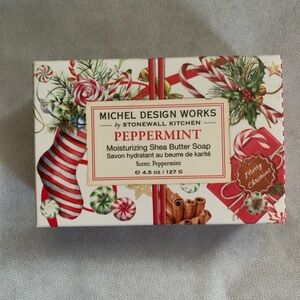 NWT Michel Design Works Peppermint Moisturizing Shea Butter Soap